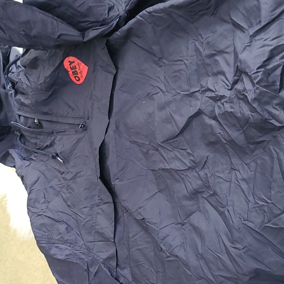 Obey windbreaker with front pocket - Picture 4 of 10